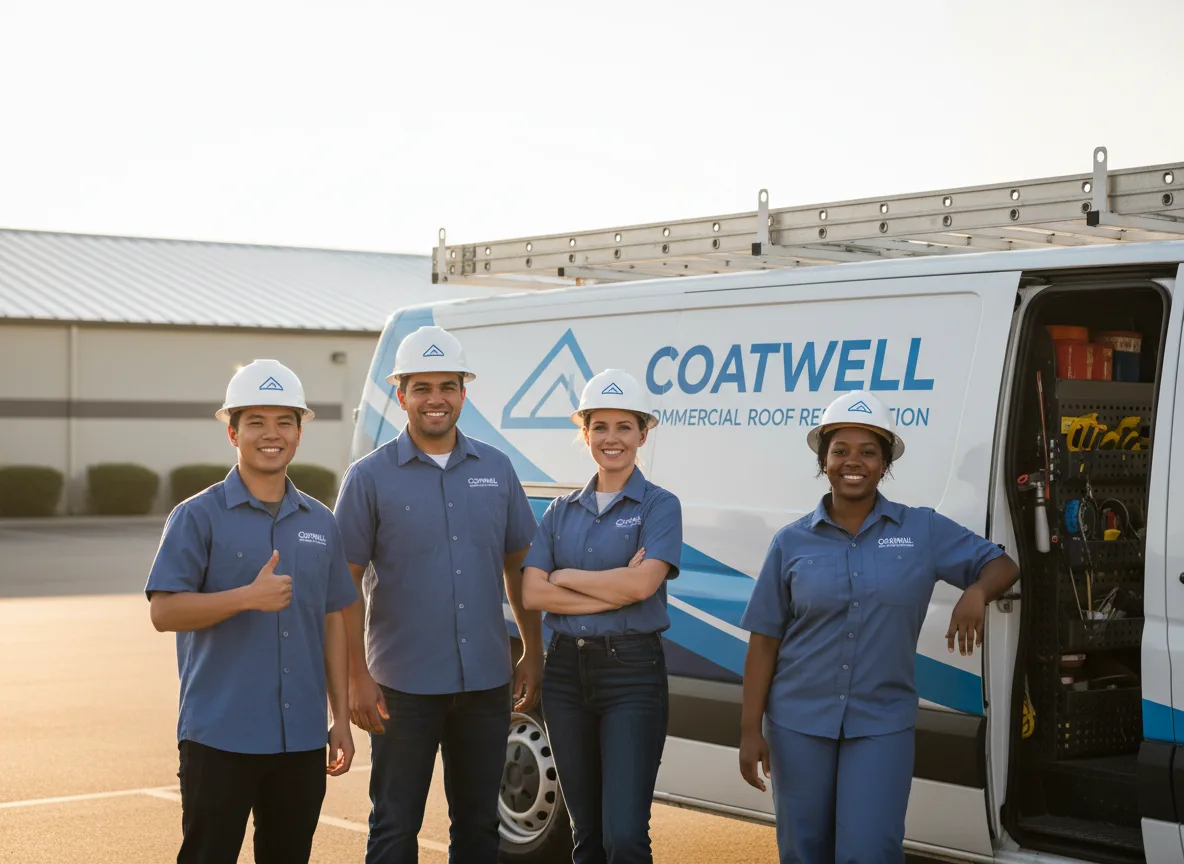Commercial roof coating company in Island Lake, IL